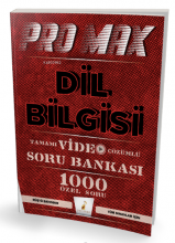 Promax Dil Bilgisi Tamamı Video Çözümlü Soru Bankası