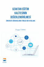 Uzaktan Eğitim Kalitesinin Değerlendirilmesi