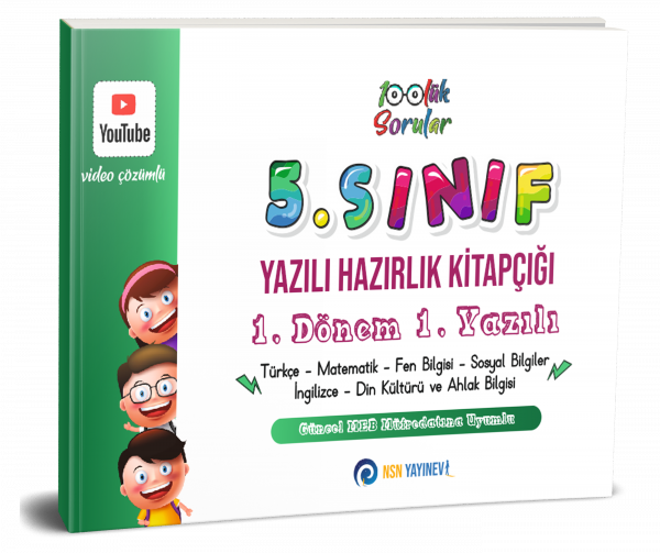 5. Sınıf Yazılı Hazırlık Kitapçığı 1. Dönem 1. Yazılı Yüzlük Sorular